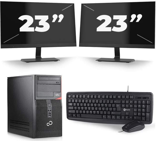 Dell Latitude 5410 - Intel Core i7-10e Generatie - 14 inch - 16GB RAM - 256GB SSD - Windows 11 + 2x 24 inch Monitor Zichtbaar gebruikt