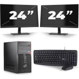 Dell Latitude 5410 - Intel Core i7-10e Generatie - 14 inch - 16GB RAM - 256GB SSD - Windows 11 + 3x 22 inch Monitor Zichtbaar gebruikt