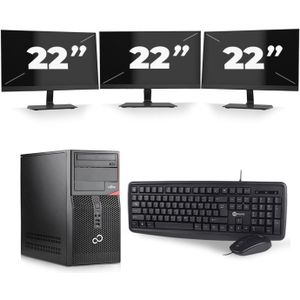 Dell Latitude 5410 - Intel Core i7-10e Generatie - 14 inch - 16GB RAM - 256GB SSD - Windows 11 + 3x 23 inch Monitor Zichtbaar gebruikt