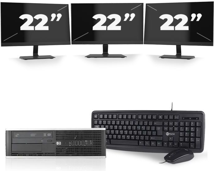 Dell Latitude E5270 - Intel Core i5-6e Generatie - 12 inch - 8GB RAM - 256GB SSD - Windows 11 + 2x 23 inch Monitor Nette Staat