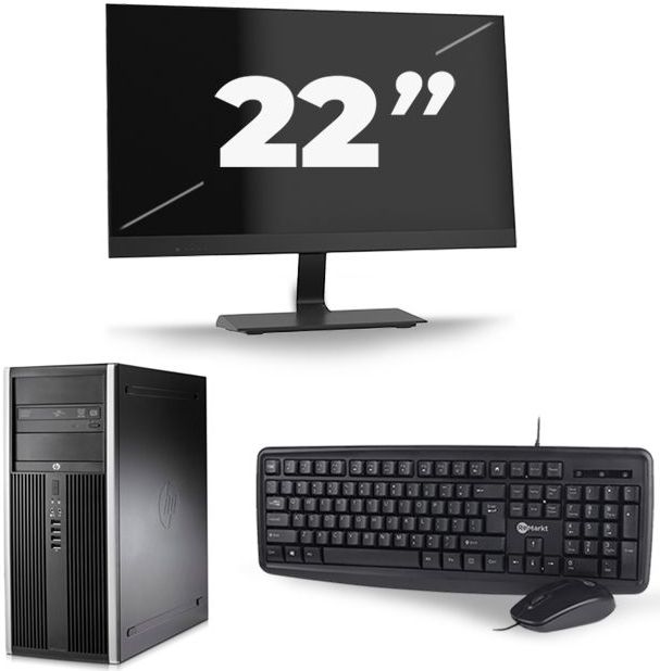 Dell Latitude E5470 - Intel Core i5-6e Generatie - 14 inch - 8GB RAM - 256GB SSD - Windows 11 + 2x 23 inch Monitor