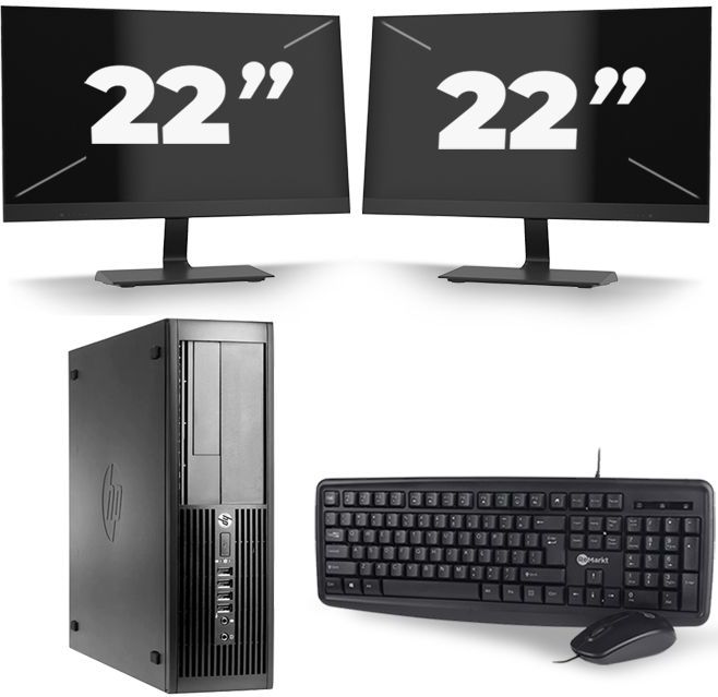 Dell Latitude E7270 - Intel Core i5-6e Generatie - 12 inch - 8GB RAM - 256GB SSD - Windows 11 + 3x 23 inch Monitor Nette Staat