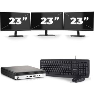 Dell Precision 5510 - Intel Core i7-6e Generatie - 15 inch - 16GB RAM - 256GB SSD - Windows 11 + 3x 24 inch Monitor Zichtbare schade