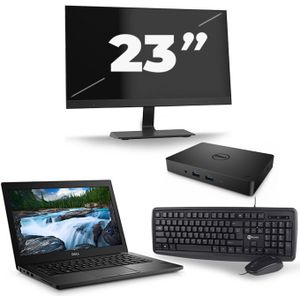 Dell Latitude 3400 - Intel Core i5-8e Generatie - 14 inch - 16GB RAM - 256GB SSD - Windows 11 + 1x 23 inch Monitor Zichtbare schade