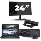 Dell Latitude 5491 - Intel Core i5-8e Generatie - 14 inch - 16GB RAM - 256GB SSD - Windows 11 + 1x 24 inch Monitor Zichtbare schade