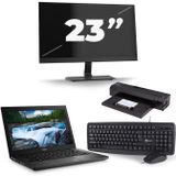 Dell Latitude 7490 - Intel Core i5-8e Generatie - 14 inch - 16GB RAM - 256GB SSD - Windows 11 + 1x 23 inch Monitor Nette Staat