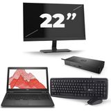Dell Precision 3530 - Intel Core i7-8e Generatie - 15 inch - 16GB RAM - 256GB SSD - Windows 11 + 1x 22 inch Monitor Nette Staat