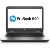 HP ProBook 640 G2 - Intel Core i3-6e Generatie - 14 inch - 8GB RAM - 240GB SSD - Windows 11 Zichtbaar gebruikt