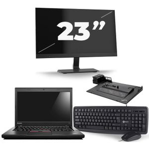 Lenovo ThinkPad L460 - Intel Core i5-6e Generatie - 14 inch - 8GB RAM - 240GB SSD - Windows 11 + 1x 23 inch Monitor