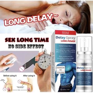 Libido verhogende en vertragende spray - Delay spray - Vertragende ejaculatie - 60 min - verlengen van sex