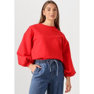 Ydence - Floral - Sweater - Rood - Katoen