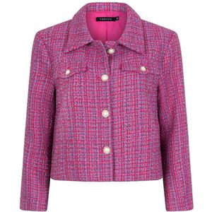 YDENCE - JACKET EMMY - Zomerjas - Roze - Zachte Stof