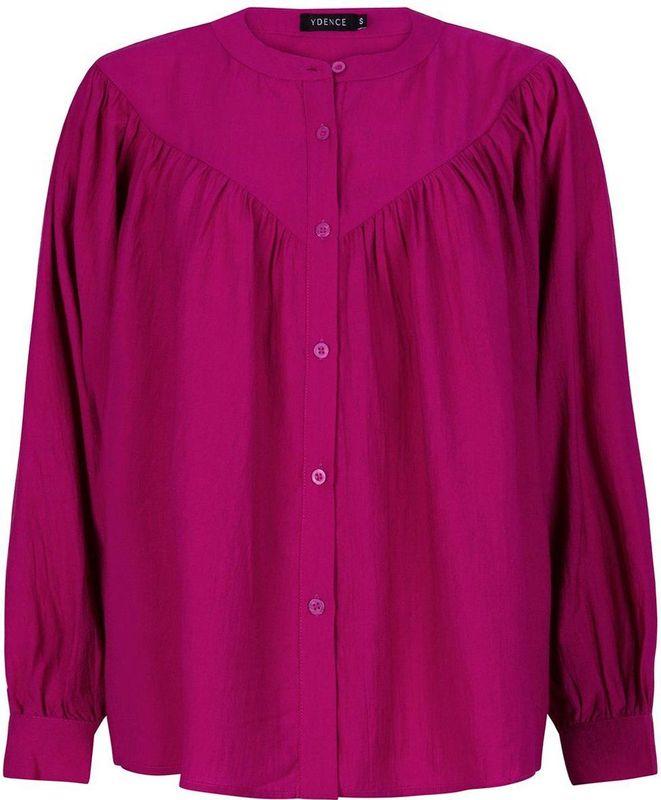 Ydence - Blouse Hester - Dames - Fuchsia - Katoen
