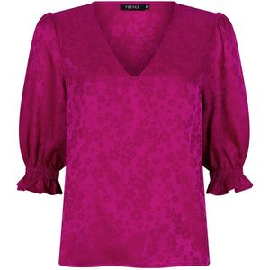 Ydence Top Romilly Dames - Jurken - Fuchsia - Maat XS