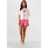 Ydence - T-shirt Palm Trees - Shirt - Roze - Katoen