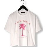 Ydence - T-shirt Palm Trees - Shirt - Roze - Katoen