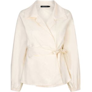 Ydence - Christy - Blouse - Ecru - 100% Katoen