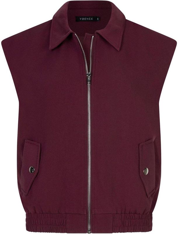 Ydence - Gilet Danielle - Burgundy - Dames Gilet
