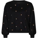 Ydence - Ws2516 - Sweater - Zwart/Goud - Dames