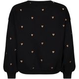 Ydence - Ws2516 - Sweater - Zwart/Goud - Dames