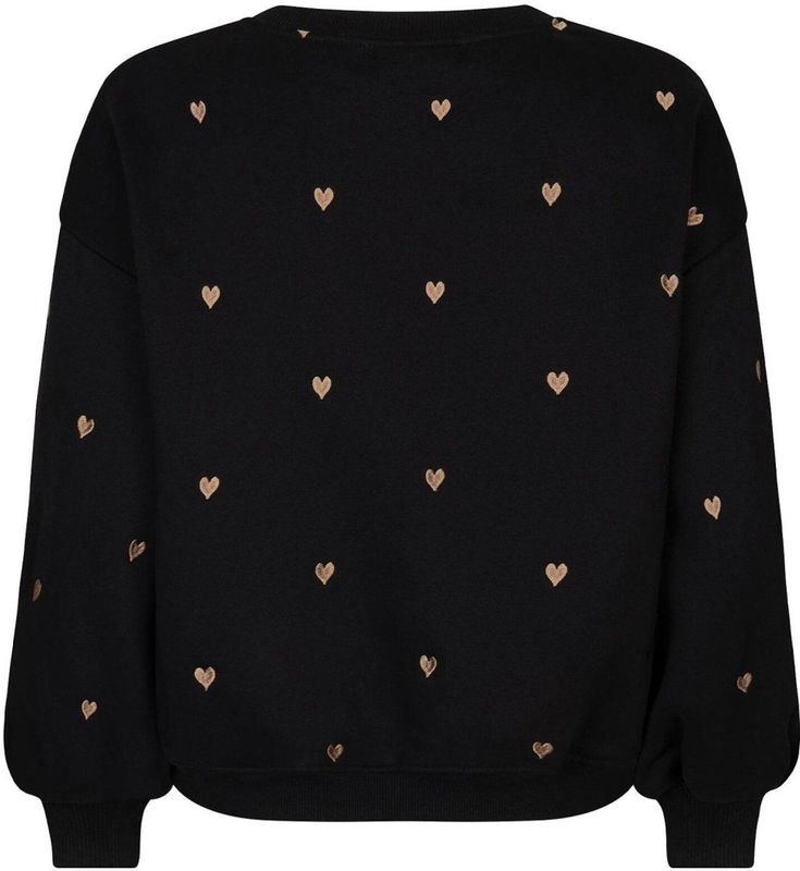 Ydence - Ws2516 - Sweater - Zwart/Goud - Dames
