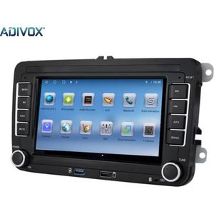 ADIVOX Multimedia 7 inch voor VW Transporter T6 2015-2019 2G+32G Quad Core Carplay/Auto/RDS/DSP