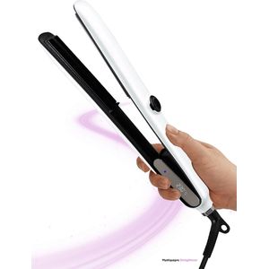 Mistique Pro Professionele Haarverzorging met Stoom en Infrarood - Stijltang - Vergelijkbaar met de L'Oréal stoomstijltang stoomstijltang - Inclusief LED Display - Cadeau