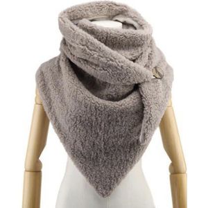 teddy sjaal - driehoekige sjaal - fleece - wintersjaal - das - nieuwe collectie