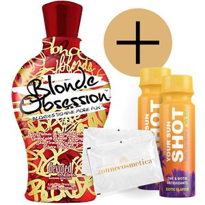 Devoted Creations - Blonde Obsession + 2 Your Sun Shots + 2 Verfrissingsdoekjes