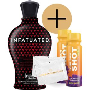 Devoted Creations - Infatuated + 2 Your Sun Shots + 2 Verfrissingsdoekjes