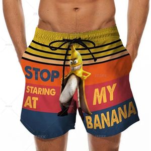 Stop staring at my Banana Zwembroek - Banaan - Grappige zwemkleding - Korte broek