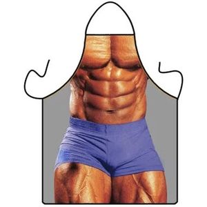 Sexy man in Boxershort Schort Kookschort - Keuken - Grappig - Erotiek - Lingerie - Heren en Dames - BBQ