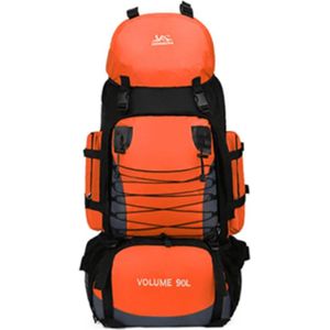 Avoir Avoir®- Extra Groot - 80 x 36 x 25 cm-90 liter - Oranje- Backpack XL -Heupriem - 6 Vakken - Militaire Rugzak - Rugtas - Reistas - Rugzak - Hiken - Outdoor - Survival