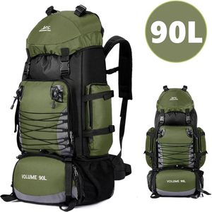 Avoir Avoir®- Hiking rugzak - 90 liter- trekkersrugzak-Backpacks - Groen- Backpack XL -Heupriem - wandelrugzak - Militaire Rugzak - Rugtas -80 x 36 x 25 cm- Reistas - Rugzak - Hiken - Outdoor - Survival
