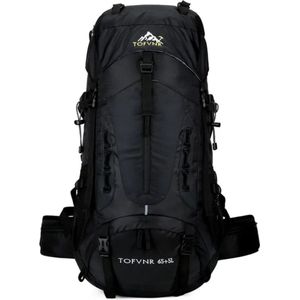 Avoir Avoir®- Backpacks-Grote Lichtgewicht Nylon Hiking Rugzak-70L -Backpack- Waterdicht - Duurzaam - Verstelbare Schouderbanden - Ademend - Voor Outdoor Avonturen-Zwart