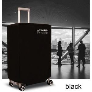Avoir Avoir®-Kofferhoes-Bescherm uw bagage tegen krassen en stof-Zwart-Minimalistisch-Veilig-herkenbaar-voorkom