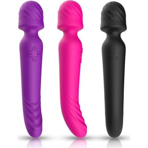 Massager met vibratie- en verwarmingsopties - wand vibrators voor vrouwen - Clitoris stimulator - Sex toy - Erotiek, Sex toy - Oplaadbaar - Hypoallergeen - Seks speeltjes -
