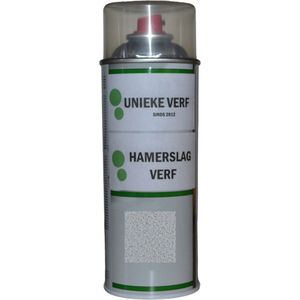 Hamerslag verf spuitbus grijs