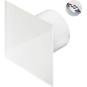 Badkamerventilator SILENT Ø125 mm - 145 m³/h - Wit - Extra stil