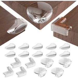Hoekbeschermers baby - veiligheid babyaccessoires - hoekbeschermers Tafel - babytafel hoekbeschermers_ 18 Pcs