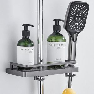 Doucheplank \ spice rack, corner shelf for bathroom kitchen_5D x 27W x 12H centimetres
