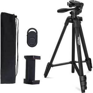 camera statief - camerastatief van aluminium, draagbaar, verbeterd smartphonestatief 43.79 x 9.2 x 8.9 cm