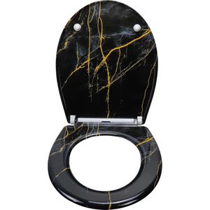 closing mechanism I High quality - toiletdeksel met snelsluiting voor eenvoudige reiniging, Duroplast wc-deksel