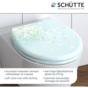 closing mechanism I High quality - toiletdeksel met snelsluiting voor eenvoudige reiniging, Duroplast wc-deksel