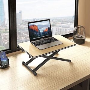 Laptoptafel, thuiskantoor, bureau, eenvoudige montage, metalen frame,40D x 65W x 40H centimetres