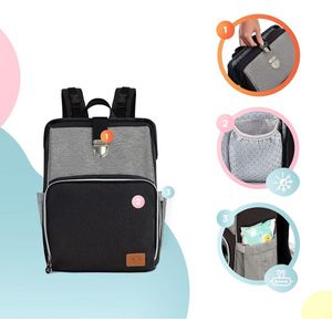 Babycommode Rugzak Luiertas Rugzak - diaper bag backpack, large capacity diaper bag