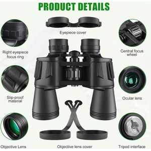 Compact Binoculars Waterproof for Bird Watching, Hiking, Hunting, Sightseeing,