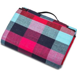 Picknickkleed -Beach Blanket / campingdeken, extra grote lichte strandmat, draagbare picknickmat, 195 x 150 cm