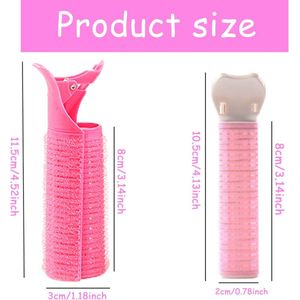 haarrollen - Sponge, curlers,foam rubber curlers, krulspelden van schuimrubber, 12 stuks