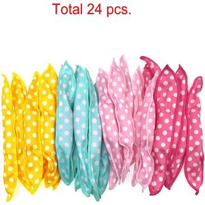 haarrollen - Sponge, curlers,foam rubber curlers, krulspelden van schuimrubber,24 stuk